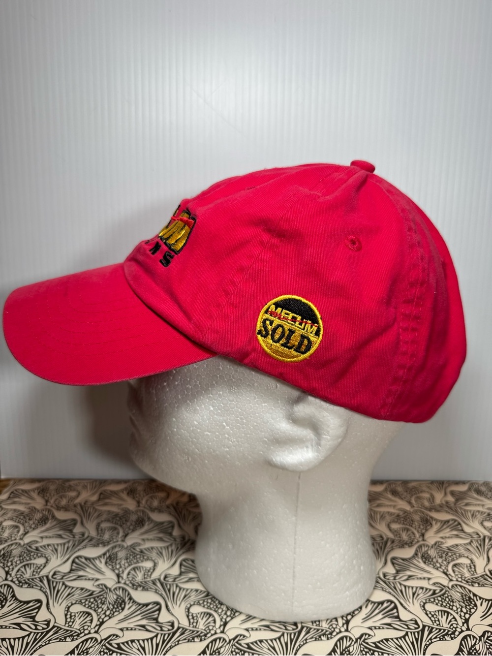 Mecum Auctions red Embroidered Baseball Cap - Picture 3 of 7